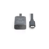 Digitus Aktif USB-C uzatma kablosu, 5m 5G, USB 3.2 Gen1, USB-C - USB-C (M/F)