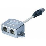 Digitus AT-AG CX2 CAT5e 2xRJ45 Dişi to 1xRJ45 Erkek Patch Cord Adaptör