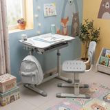 Digitus Ayarlanabilir Ergonomik Çocuk Aktivite Masası + Sandalye (3-10 Yaş-Gri)