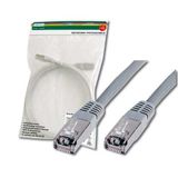 Digitus CAT. 5E SF-UTP Patch Kablo, 0,5 metre, AWG 26, Gri Renk