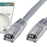 Digitus CAT. 5E SF-UTP Patch Kablo, 3 metre, AWG 26, Gri Renk