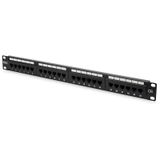 Digitus Cat 6, E Sınıfı Patch Panel, Zırhsız Unshielded , Siyah Renk&lt Br&gt Digitus Cat 6, Class E Patch Panel, Unshielded, Black