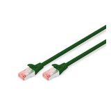 Digitus Cat.6 Patch Kablo, S-ftp, Halogenfree, Awg 27/7, 0.5 Metre, Yeşil Renk