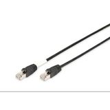 Digitus Cat 6 S-Ftp Dış Mekan Patch Kablosu, Cu, Pe Awg 27/7, Siyah Renk, 3 MetreDigitus Cat 6 S-Ftp Outdoor Patch Cord, Cu, Pe Awg 27/7, Length 3