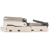 Digitus CAT 6A Modüler Sahada Sonlandırma FişiBükülebilir RJ45 alan sonlandırma tertibatıAWG 22-27 katı ve çok telli kablo için uygundurZırhlı/ShieldedTIA 568A, B, ProfinetISO/IEC 11801EN 5 - Renkli