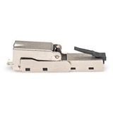 Digitus Cat 6a Modüler Sahada Sonlandırma FişiBükülebilir Rj45 Alan Sonlandırma TertibatıAwg 22-27 Katı Ve Çok Telli Kablo Için UygundurZırhlı/shieldedTia 568a, B, ProfinetIso/iec 11801En 5 Siyah