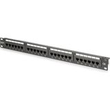 Digitus Dıgıtus Cat 6, E Sınıfı Dolu Patch Panel, Ekransız 24 Port RJ45, 8P8C, 1u - yok