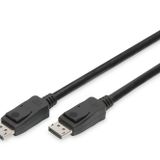 DIGITUS Displayport bağlantı kablosu - 2 m - Displayport 1.4 - UHD-II 8k/60Hz - 4k/120Hz - monitörler, grafik kartları için uygundur - siyah