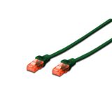 Digitus DK-1617-050/G 5 mt CAT6 AWG26/7 U/Utp LSZH Yeşil Patch Cord Kablo