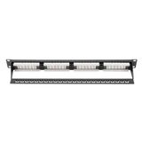 Digitus Dn-91624U-Cr 8P8C,Lsa,Altin Kontak 24 Port Cat6 Dolu 1U Zirhsiz Patch Panel