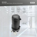 Digitus DN-941091 48 Fiberli Yeraltı Fiber Optik Ek Kutusu – IP68 Su Geçirmez Mekanik Ek Tüpü / Kaseti