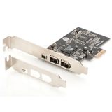Digitus DS-30201-5 3 Port 2 Harici 1 Dahili PCIe Fırewıre 400 PCI Express Kart