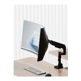 Digitus Gazlı Monitör Kolu 17-49 inç Uyumlu | 20kg Taşıma Kapasiteli | USB-C ve USB 3.0 | Masaüstü Askı Kolu