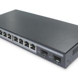 Digitus Layer 2 Yönetilebilir PoE Switch<br>8-Port Gigabit PoE<br>2 x SFP 10/100/1000Mbp