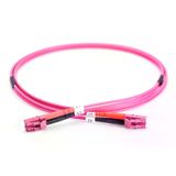 Digitus OM4 LC/LC Fiber Patch Kablo Pembe 2m
