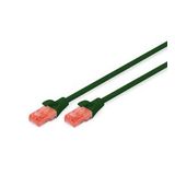 Digitus Patch Kablo, U-UTP, CAT. 6, 10 metre, AWG 26/7, Cu, LSZH, yeşil renk