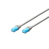 Digitus Patch Kablo, Utp, Cat. 5e, 1 Metre, Awg 26/7, Gri Renk, Ral 7044