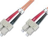Digitus SC-SC Fiber Optik Patch Kablo, 10 metre, Multimode, Duplex, 62.5/125