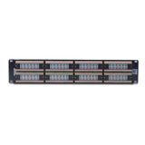 Digitus Siyah 19 İnç 48 Port Cat 6 Utp Zırhsız Patch Panel