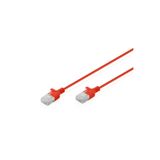 Digitus Slim CAT 6 U-UTP yüksek esnekliğe sahip ince data kablosu, bakır, 5 Metre
