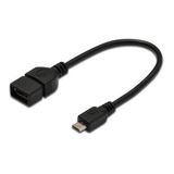 DIGITUS USB 2.0 to Micro USB OTG Kablosu AK-300309-002-S