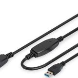 Digitus USB 3.0 Repeater / Uzatma Kablosu, 10 metre Active USB 3.0 extension cable,
