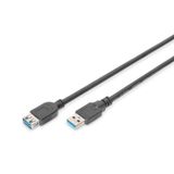 Digitus USB 3.0 Uzatma Kablosu 1.8 m Siyah