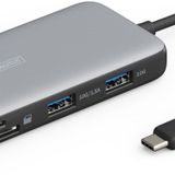 DIGITUS USB-C docking station, 8-port (USB-C Docking Station, 8-Port 2xHDMI,3xUSB3.0,1xRJ45,1xSD,1xMicroSD,1xUSB-CPD) Td
