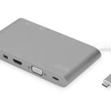 Digitus USB Tip C Docking Station (Universal Docking Station, USB Type-C™)<br>3 x USB 3.0 port