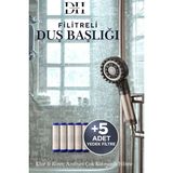 Dihamer Akıllı Akış Sistemli Arıtmalı Filtreli Duş Başlığı Kireç Önleyici Saç ve Cilt Dostu Arıtmalı - Çok Renkli