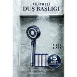 Dihamer Geliştirilmiş Akış Teknolojili Filtreli Duş Başlığı | Arıtmalı & Tazyikli + 5 Filitre