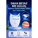 Dihamer LED Işıklı Diş Beyazlatma Cihazı ve Beyazlatıcı Jel Seti – Pilli Kullanım – Ev Tipi Diş Bakım Seti