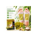 Dihamer Zencefil Detoks Ayak Bandı 10’lu Set – Doğal İçerikli Ayak Temizleme Pedi, Gece Boyu Etkili, Rahatlatıcı Foot Patch