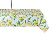 DII Lemon Bliss Dış Mekan Masa Örtüsü, Koleksiyon Leke Tutmaz ve Su Geçirmez, 60x120 w/Fermuarlı