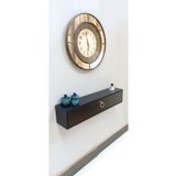 DİİZY HOME 90 cm Siyah Kapaklı Dresuar Salon Antre Hol Oturma Odası Askıda Kulplu Dolap Dresuar
