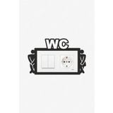 Diji Wood 2 'li Wc Priz Çerçevesi