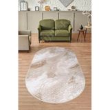 Dijidekor Halı Devetüyü Cool Yıkanabilir Saçaksız Oval Delüxe Yolluk Kilim Salon Halısı Modelleri, 120x500