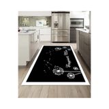 Dijidekor Işıltı Koleksiyonu Model260 Süngerli Dijital Baskılı Saçaksız Mutfak Halısı Yolluk, Model-260, 150x200