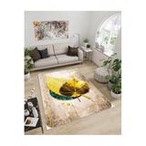 Dijidekor Işıltı Koleksiyonu Model266 Süngerli Dijital Baskılı Saçaksız Mutfak Halısı Yolluk, Model-266, 180x200