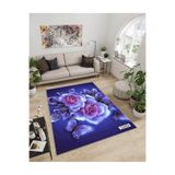 Dijidekor Işıltı Koleksiyonu Model4 Süngerli Dijital Baskılı Saçaksız Mutfak Halısı Yolluk, Model-4, 160x200