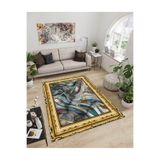 Dijidekor Işıltı Koleksiyonu Model45 Süngerli Dijital Baskılı Saçaksız Mutfak Halısı Yolluk, Model-45, 140x200