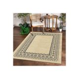 Dijidekor O22139 Jüt Görünümlü Saçaksız Dijital Halı New Iskandinav Mutfak Koridor Oda Salon Halısı, 140x200