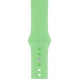 Dijimedia Apple Watch Seri 1/2/3/4/5/6/7/8/se/ultra 38MM 40MM 41MM Kordon Kayış Bileklik Klasik Silikon Yeşil - 38 mm
