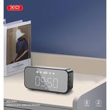 Dijital Ayna Ekranlı Bluetooth Hoparlör ve Çalar Saat – 1200MAH Şarjlı - Siyah