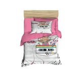 Dijital Baskılı 3d Pamuklu Yenidoğan Bebek Nevresim Takımı Enjoy Music (Çok Renkli)