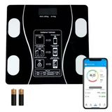 Dijital Baskül Yağ Ölçer Fonksiyonlu Akıllı Baskül Bluetooth Bağlantılı Tartı Bx40