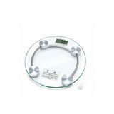 Dijital Cam Baskül Terazi 180 Kg LCD Ekran 30x30 cm Yuvarlak Cam Banyo Tartısı I11-026