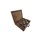 DİJİTAL ÇARŞI MAĞAZACILIK Richbox Bond 30'lu Saat Çantası Alcantara Kahve Camsız