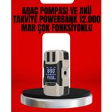 Dijital Ekranlı Araç Pompası Akü Takviye Powerbank 12.000 Mah FRTKGT25DYMXUCZZZRT603ARAÇPOMPASI-3
