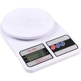Dijital Ekranlı Hassas Terazi 10 kg Kapasiteli LCD Ekranlı Mutfak Tartısı Ölçüm Cihazı